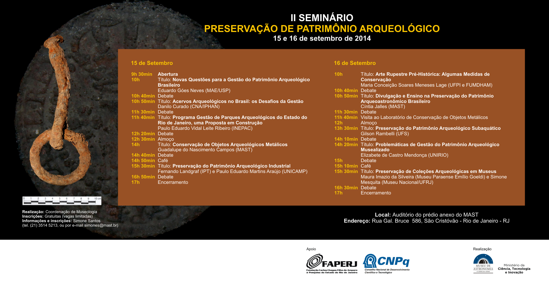 15 e 16 de Setembro de 2014. São Cristóvão,Rio de Janeiro-RJ